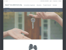Tablet Screenshot of habitat-immobilien.com